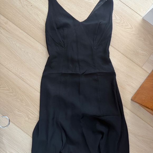 Another Ann Barry Jr. V-Neck Fit & Flare Little Black Dress - Picture 6 of 8